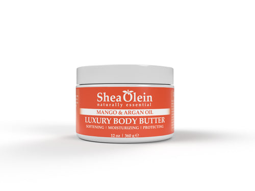 SheaOlein Naturally Essential MANGO & ARGAN OIL LUXURY BODY BUTTER
