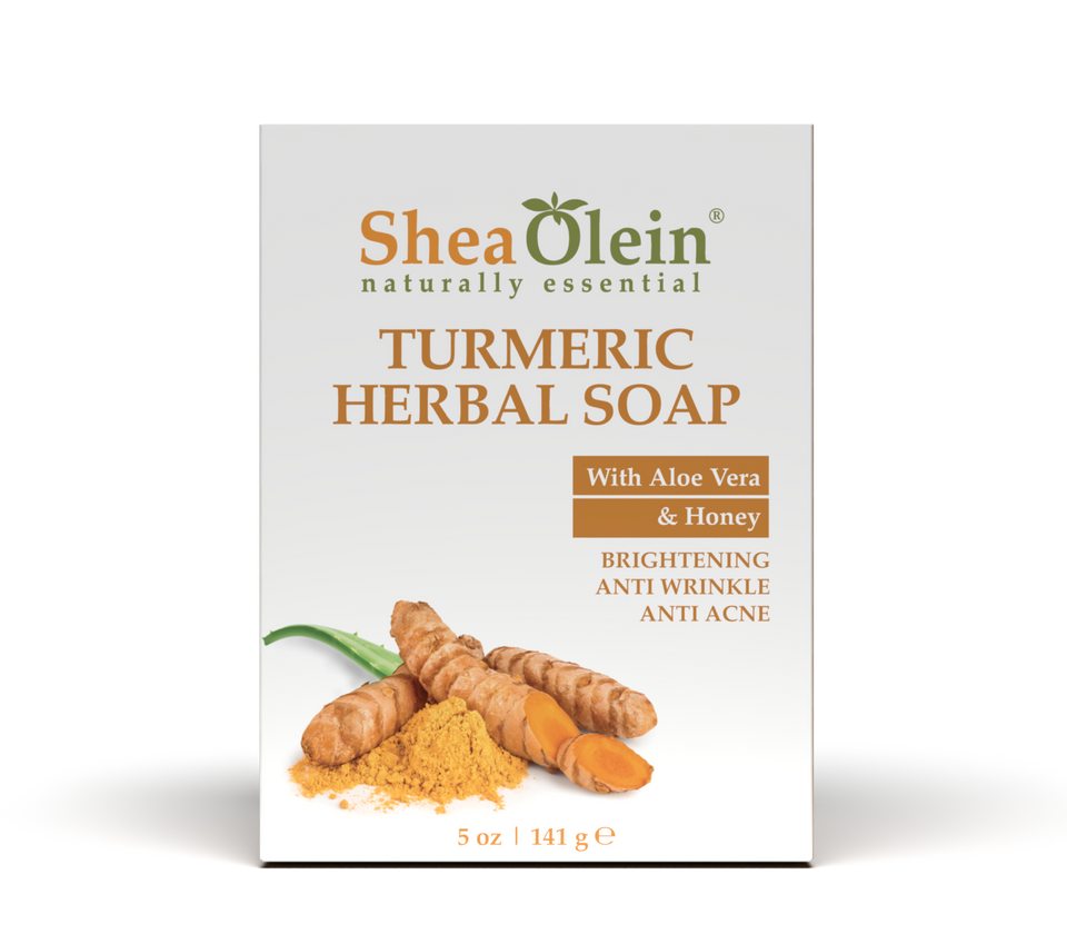 Shea Olein naturally essential TUMERIC HERBAL SOAP With Aloe Vera & Honey