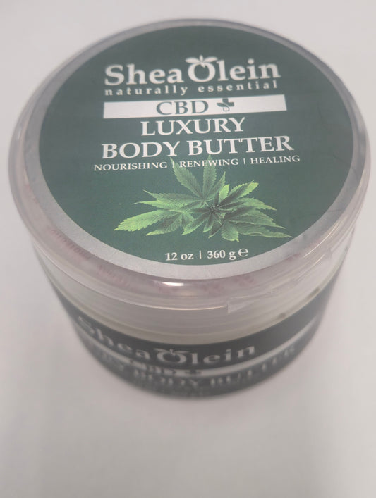 SheaOlein naturally essential CBD LUXURY BODY BUTTER