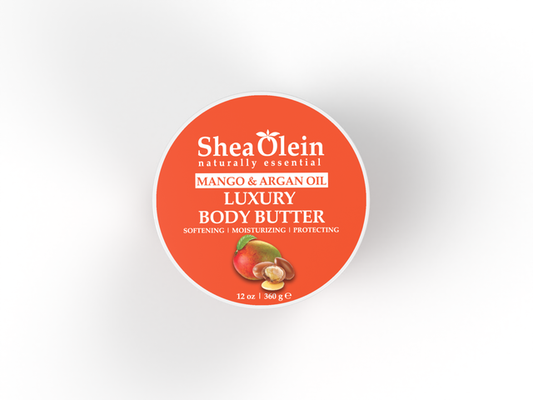 SheaOlein Naturally Essential MANGO & ARGAN OIL LUXURY BODY BUTTER