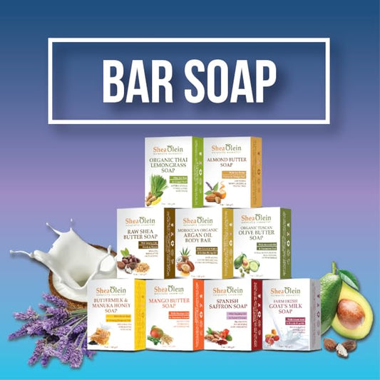 SheaOlein naturally essential BUTTERMILK & MANUKA HONEY SOAP With Black Seed Oil & Evening Primrose Oil 5 oz Bar